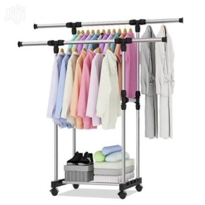 Double Pole Cloth Rack